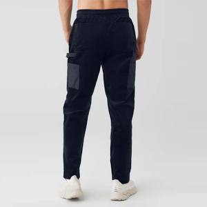 Pantalon Cargo en velours côtelé de haute qualité pour hommes, coupe décontractée avec taille élastique et poches latérales, pantalon à la mode et confortable - Product Image 2