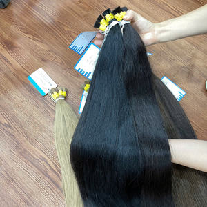 100% Extensions de cheveux humains vietnamiens bruts vierges de haute qualité en vrac 30 pouces cheveux raides naturels non transformés 100% couverture de couleur - Product Image 3