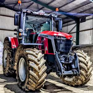 4x4wd 399 265 385 290 240 Tractores de ruedas agrícolas Mas-sey Fergu-son Mf1004 100hp con precio bajo pequeño - Product Image 2