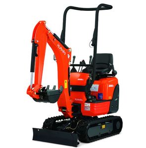 Reliable Kubota K008 Mini Digger <b>for</b> <b>sale</b> with 10.3 HP Kubota engine 2.5 mph travel speed and 1.0 ton operating <b>weight</b> - Product Image 3