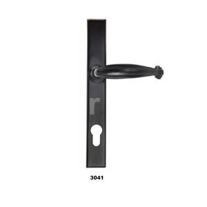 Poignée de porte de ferme noire de haute qualité avec serrure à clé poignée de porte élégante pour maison hôtel Villa décor de salle de bain - Product Image 1