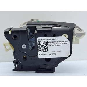 Serratura Porta Anteriore Destra VOLKSWAGEN Passat Sedan 5a Serie 3C1837016B CFFB (10>15) - Product Image 3