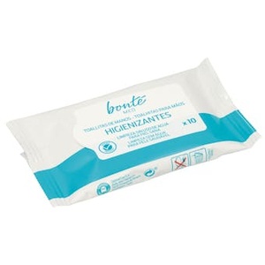 Lingettes désinfectantes pour les mains Bont, paquet de 10 - Product Image 1