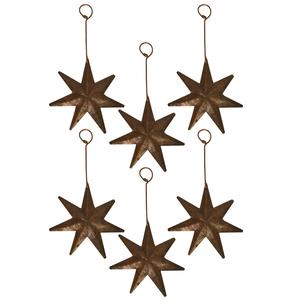 Ornement de Noël rustique en fer galvanisé fait à la main avec une forme personnalisée, idéal pour la décoration de l'arbre de Noël - Product Image 3