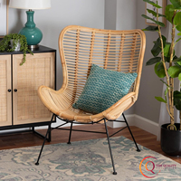 Chaise d'extérieur Mobilier de patio en rotin durable pour événements de jardin et de plage Design moderne en bois disponible en design personnalisé