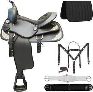 Selles en cuir Western de qualité supérieure faites à la main | Selle d'équitation durable pour ranch, trail et rodéo - Product Image 3