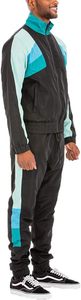 Ensemble de survêtement d'hiver unisexe en nylon et polyester respirant, coupe-vent réfléchissant, à capuche, épais, style streetwear, pour l'extérieur, vente en gros - Product Image 6