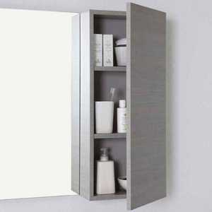 Meuble de salle de bain avec tiroirs et miroir de 120 cm, ensemble mural Miami - Product Image 6