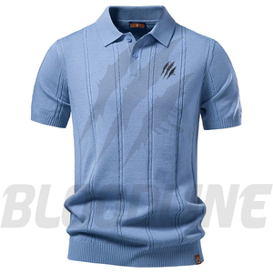 Camisa Formal de Manga Corta de Algodón para Hombre BLOODLINE INTERNATIONAL, Transpirable, de Color Sólido, con Cierre Frontal, Corte Regular - Product Image 4