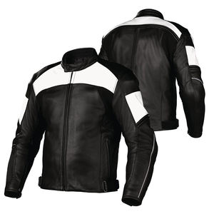 Vêtements de course automobile de qualité supérieure au design classique, veste en cuir, prix raisonnable, design OEM, vêtements d'extérieur en cuir pour moto - Product Image 3