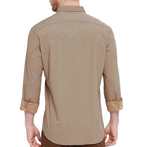 Chemise à manches longues 100% coton durable pour homme, impression numérique, écologique, idéale pour un usage quotidien et décontracté - Product Image 6