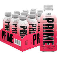 Strawberry Low-Fat Energy Hydration <b>Drink</b> 12oz Bulk Cans - Prime Hydration Variety Pack Energy Booster Prime Hydration Energy - Product Image 2