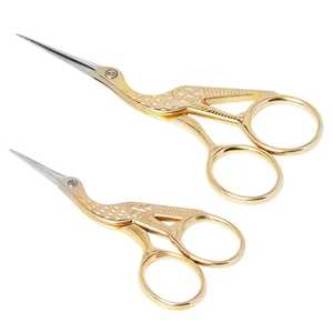 Ciseaux professionnels pour les soins personnels, logo personnalisé, ciseaux à ongles et à sourcils, lame droite, pointe aiguë, maquillage, manucure, ciseaux en acier inoxydable - Product Image 6