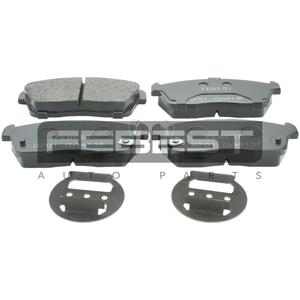 Set di pastiglie freno anteriori FEBEST (0701-GA413F) - Product Image 1