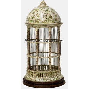 Juego de 2 jaulas de pájaros de hierro envejecido, diseño clásico, Casas Grandes de madera para mascotas de la mejor calidad, superventas, suministros de jardín para el hogar para la vida - Product Image 4