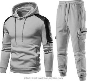 Conjunto Deportivo de 2 Piezas con Logotipo Personalizado, Impresión Puff, 100% Poliéster, Estilo Vintage, para Entrenamiento y Jogging, Unisex para Hombre - Product Image 2