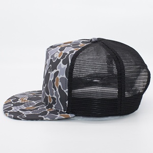 หมวกแก็ปหมวกทัคเกอร์ผ้าตาข่าย5แผงแบบสปอร์ตออกแบบโลโก้ได้ตามต้องการ - Product Image 3