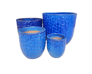 Articles en gros ensemble de pots de fleurs et de jardinières en céramique émaillée pour les décorations de jardin à la maison poterie en argile verte pour l'utilisation au sol - Product Image 5