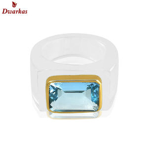 Anillo clásico de Plata de Ley 925 de la mejor colección con ajuste de bisel de dos tonos de piedras preciosas de rubí para bodas y fiestas - Product Image 3