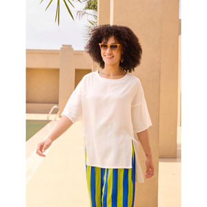 Ladies Embroidered Chiffon <b>Shirt</b> Top-Long Sleeve Asymmetrical Ruffled Collar Casual & Formal <b>Party</b> Wear - Product Image 4