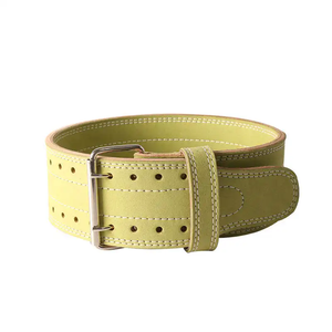 Best Quality QASWA SPORTS Leather Breathable Professional Protection Power <b>Belt</b> Strong Durable Fitness <b>Exercise</b> Weightlifting - Product Image 2