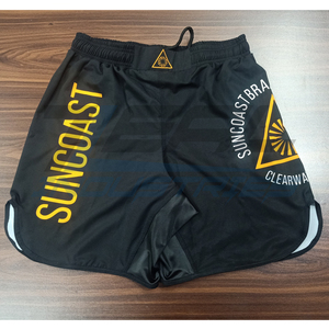 Pantalones cortos MMA cintura elástica pantalones cortos BJJ logotipos personalizados diseños OEM tela microstretch ligera sublimación hecha en Pakistán - Product Image 1