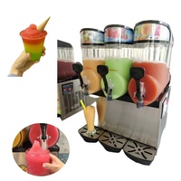 Distributeur de boissons commercial 1/2/3 bacs, machine à granita automatique, machine à glace pilée, machine à smoothies fondants