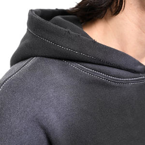 เสื้อฮู้ดซักกรดผ้าฝ้าย100% มีฮู้ดซักกรดสำหรับผู้ชายเสื้อผ้าสไตล์ฮิปฮอปพิมพ์ลายดิจิตอล - Product Image 3