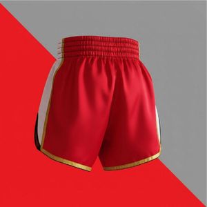 Shorts de boxe Muay Thai légers en satin pour hommes, shorts d'entraînement de combat - Product Image 4