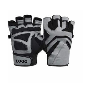 Guantes de Halterofilia Ligeros de Cuero GAF de Medio Dedo con Impresión de Logotipo Personalizado, Totalmente Personalizables a Precios Razonables - Product Image 1