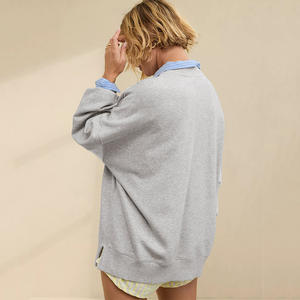 Nouveau sweat-shirt baggy à la mode pour femme avec coutures en V sweat-shirt coréen surdimensionné longue longueur pour l'automne Haus Industries - Product Image 5