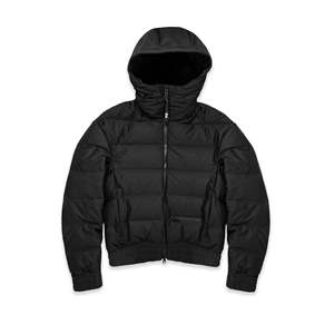 Veste en duvet réversible pour femme Y-3, col haut, coupe-vent, thermique, imperméable, fermeture éclair, style décontracté, PU polyester - longue - Product Image 1