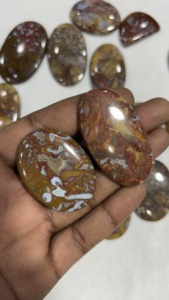 อัญมณีแจสเปอร์ลูกพลัมอาเกตธรรมชาติ - Product Image 4