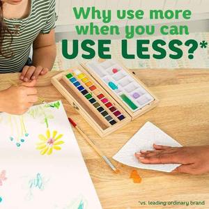 Toallas de papel blancas Bounty Select-A-Size 8 rollos triples 24 rollos regulares 2 capas absorbentes suaves desechables lavables - Product Image 4