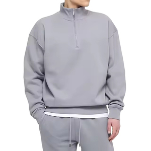 Sweat-shirt à demi-zip pour homme de haute qualité, très demandé, sweat-shirt à quart de zip, sweat-shirt à demi-zip court pour homme - Product Image 4