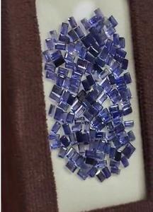 345 piezas de Iolita Natural 5x3mm baguette Octágono faceta 110 Cts Lote Iroc Ventas buena calidad Corte de piedras preciosas sueltas US $154 para todos - Product Image 4
