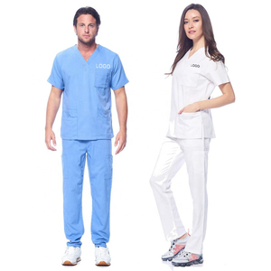 Tenues médicales d'infirmière d'hôpital en tissu polycoton 180 GSM Uniformes professionnels pour les médecins, les infirmières et les cliniques - Product Image 3