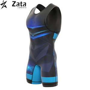 Medias profesionales de lucha libre para hombres, servicio personalizado OEM, Spandex frontal elástico/poliéster, ropa transpirable para artes marciales - Product Image 5
