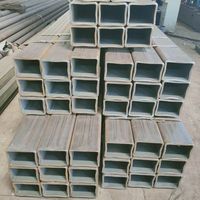 Tabung persegi besi hitam/pipa Rhs profil baja harga pabrik untuk mulus atau lasan persegi panjang dan tabung baja persegi panjang