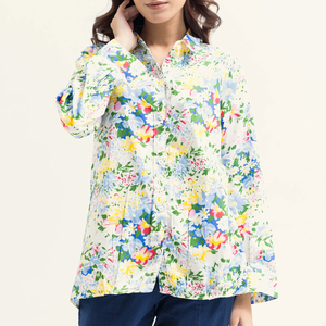 Robe décontractée d'été de meilleure qualité pour les femmes Dernier design Logo imprimé Chemise en flanelle écologique Vêtements pour femmes à la mode - Product Image 6