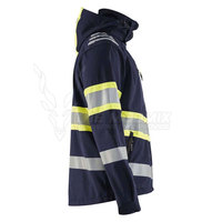 Chaqueta de Trabajo Profesional para Hombre, Ropa de Trabajo Transpirable de Poliéster de Secado Rápido, Chaqueta de Trabajo de Alta Visibilidad con Costuras Resistentes