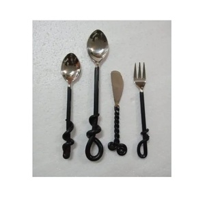 Ensemble de couverts en métal, Style traditionnel, acier inoxydable, pour mariage, haute qualité, prix de vente - Product Image 3