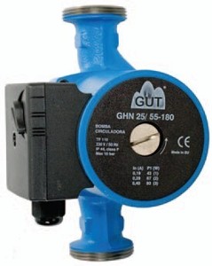 ปั๊มน้ำหมุนเวียน GUT GHN25/55-130 สำหรับระบบทำความร้อนและระบบปรับอากาศ - Product Image 1