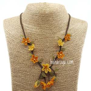 Collar de moda de otoño İğne Oyası Sunanın Bahçesi Kolye - Product Image 1