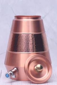 Gran oferta, dispensador de agua martillada de cobre puro ecológico de 5 litros, uso doméstico de Metal de la mejor calidad, uso potable, venta al por mayor - Product Image 6