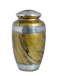 Floral Silver Engraved Cremation <b>Urn</b> for Human Ashes Adult - Handcrafted Funeral Memorial Ashes <b>Urn</b> - <b>Large</b> Columbarium - Product Image 3