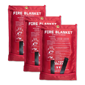 Manta Ignífuga de Fibra de Vidrio Reutilizable, Resistente al Calor hasta 550 Grados Celsius, Tamaño Personalizable, para Uso en Emergencias en el Hogar y la Cocina - Product Image 1