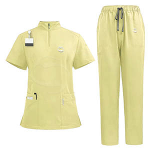 Nueva moda uniformes médicos hombres enfermería Scrubs Joggers Scrubs conjuntos uniformes con logotipo bordado - Product Image 1