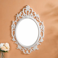 Décor mural charmant pour n'importe quelle pièce Miroir moderne en forme de coeur Accent de maison élégant et romantique