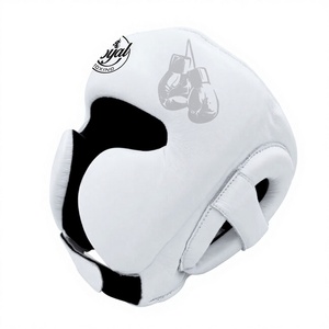 Custom Cowhide Leather Dummy <b>Head</b> Guard for Boxing MMA Kickboxing <b>Training</b> Karate Protection High Quality with Custom Logo - Product Image 1